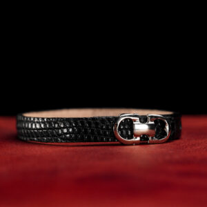 AUTHENTIC Black Lizard Bracelet