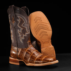 Honey Alligator - Square Toe