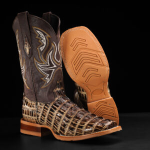 Desert Caiman Tail - Square Toe