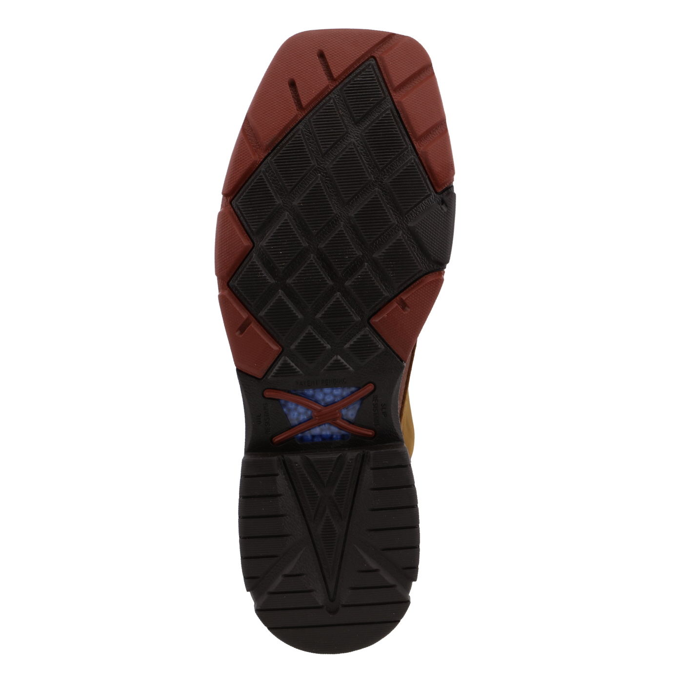 Twisted X Waterproof CellStretch Lacer Distressed Saddle & Cognac - Square Toe (Steel Toe) - Image 3