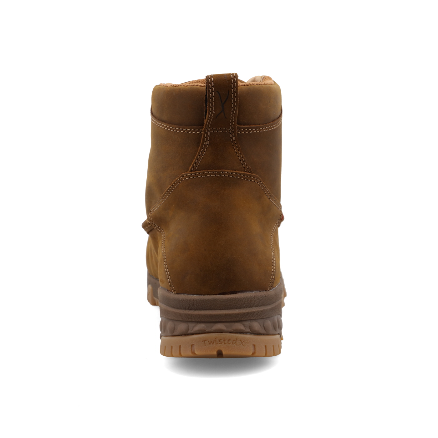 Twisted X Work Boot Distressed Saddle - Steel Toe - Image 6