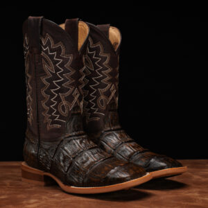 Honey Alligator Belly - Square Toe