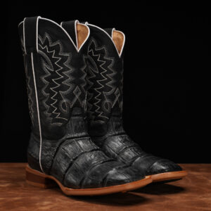 Gray Alligator Belly - Square Toe