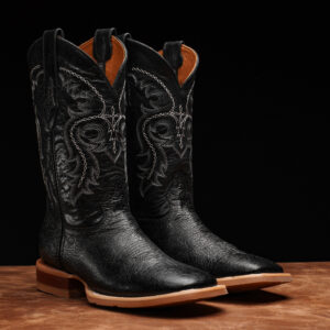 Black Bull Shoulder - Square Toe