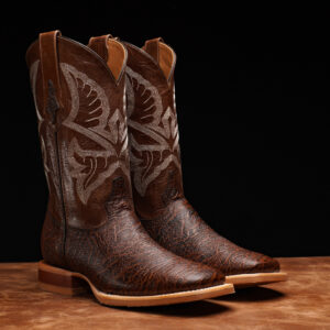 Brown Bull Shoulder - Square Toe