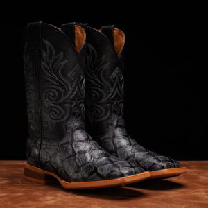 Gray Fish Scale – Square Toe