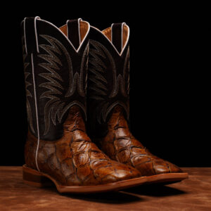 Honey Fish Scale – Square Toe