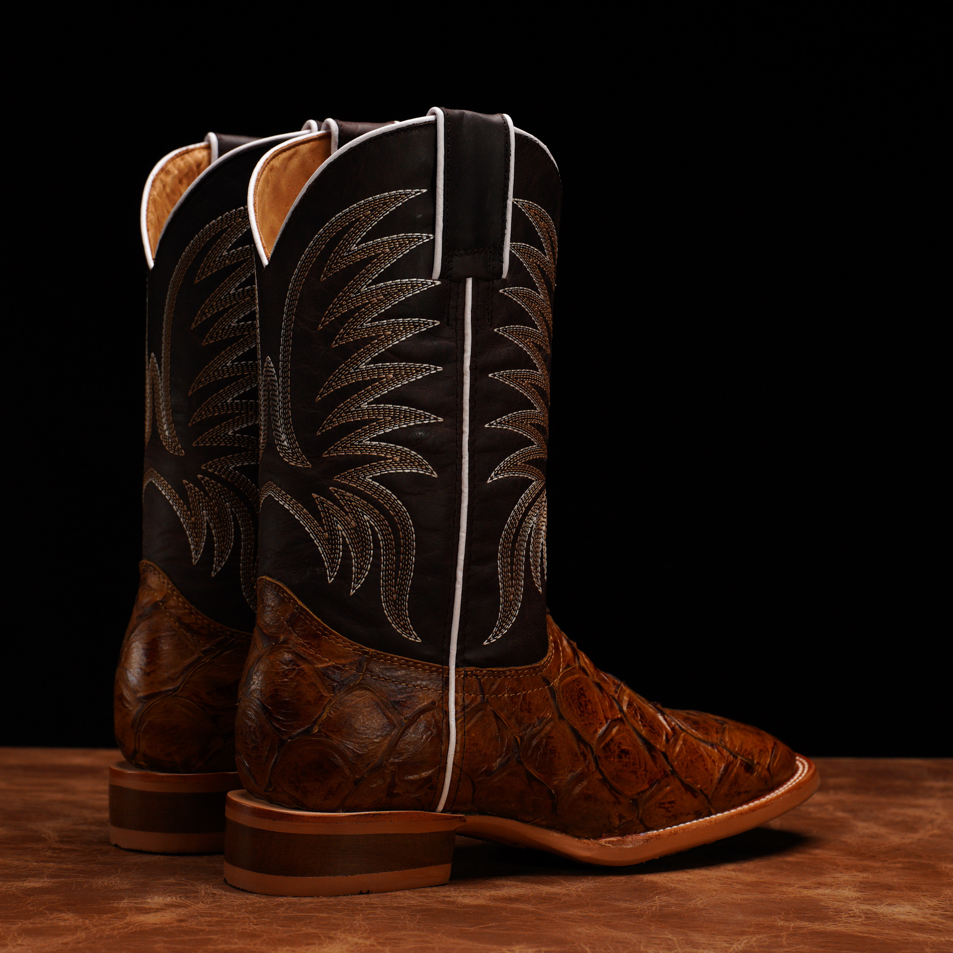 Honey Fish Scale – Square Toe - Image 2