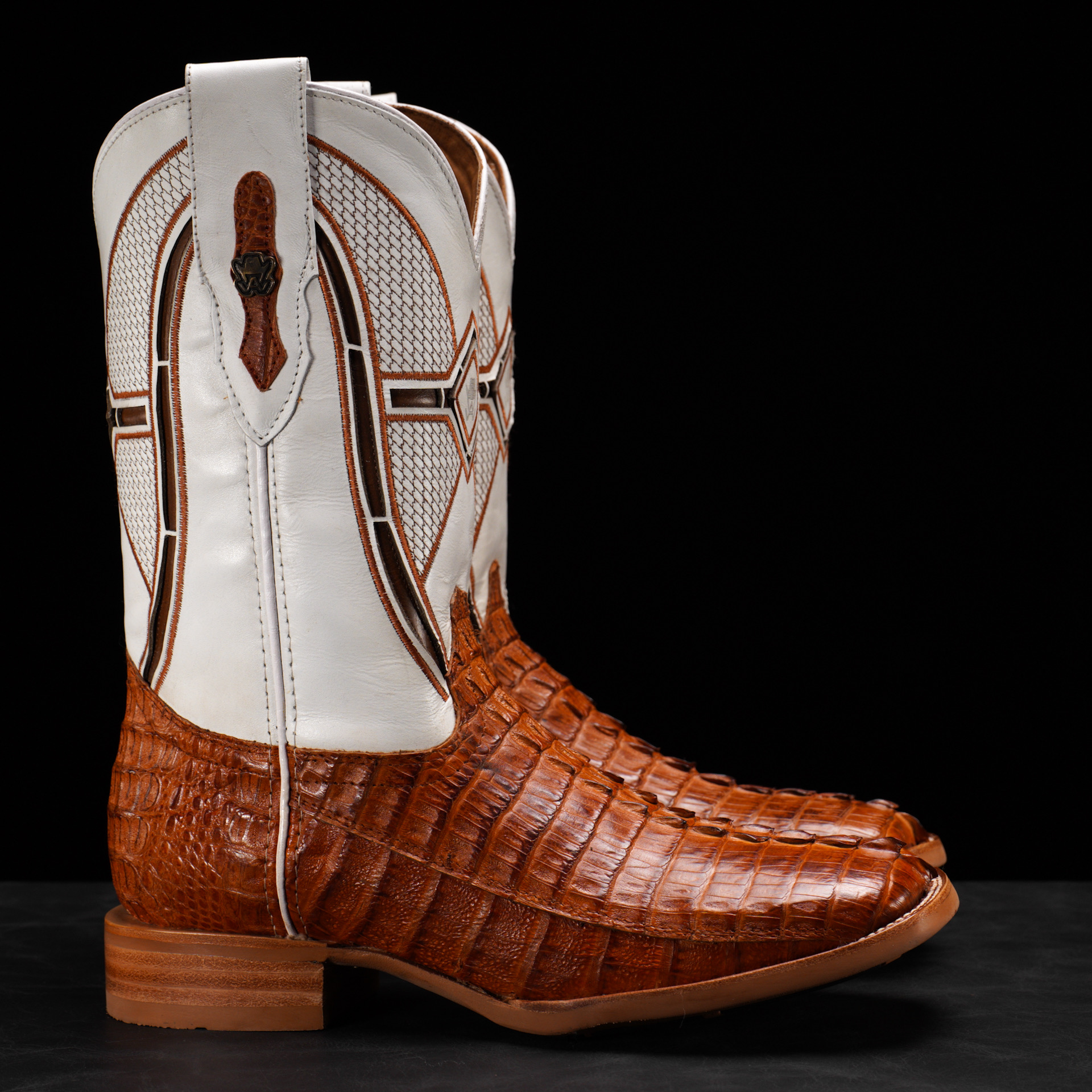 AUTHENTIC Brandy Caiman Tail – Square Toe - Image 2