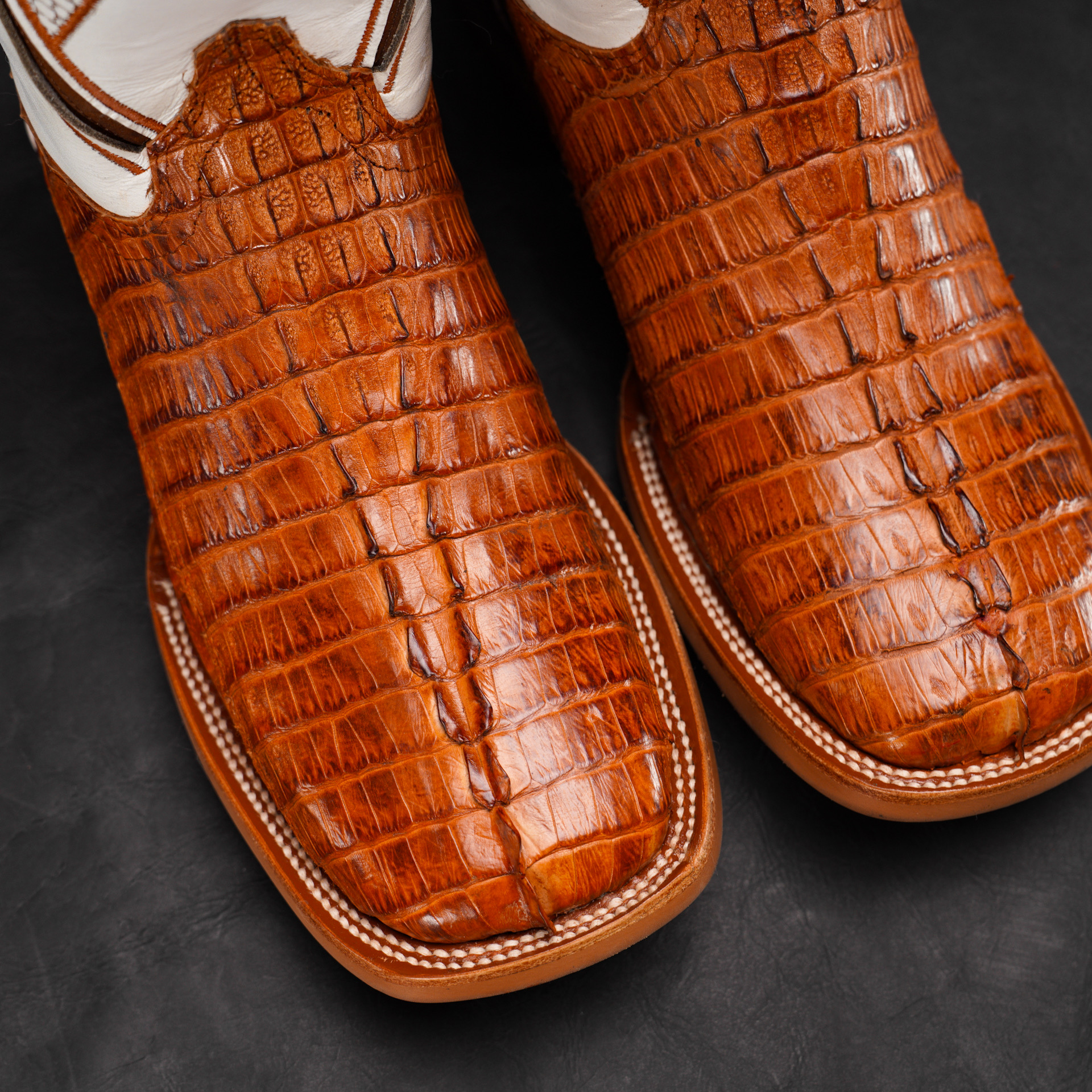 AUTHENTIC Brandy Caiman Tail – Square Toe - Image 3