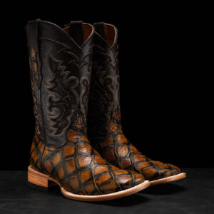 Honey Fish Scale – Square Toe