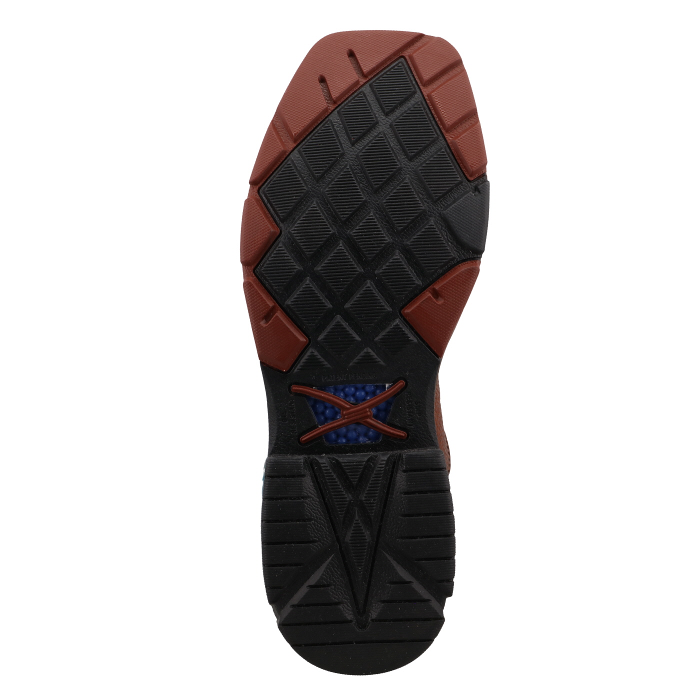 Twisted X Waterproof Western Work Boot Sequoia & Turquoise - Square Toe (Steel Toe) - Image 4