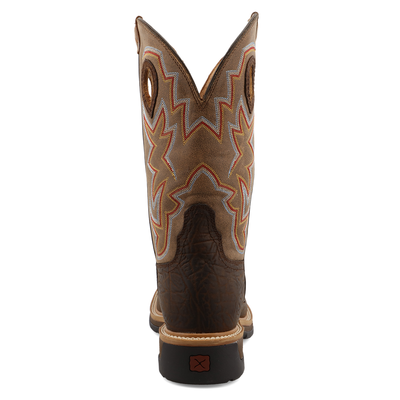 Twisted X Western Work Boot Taupe & Bomber - Square Toe (Steel Toe) - Image 5