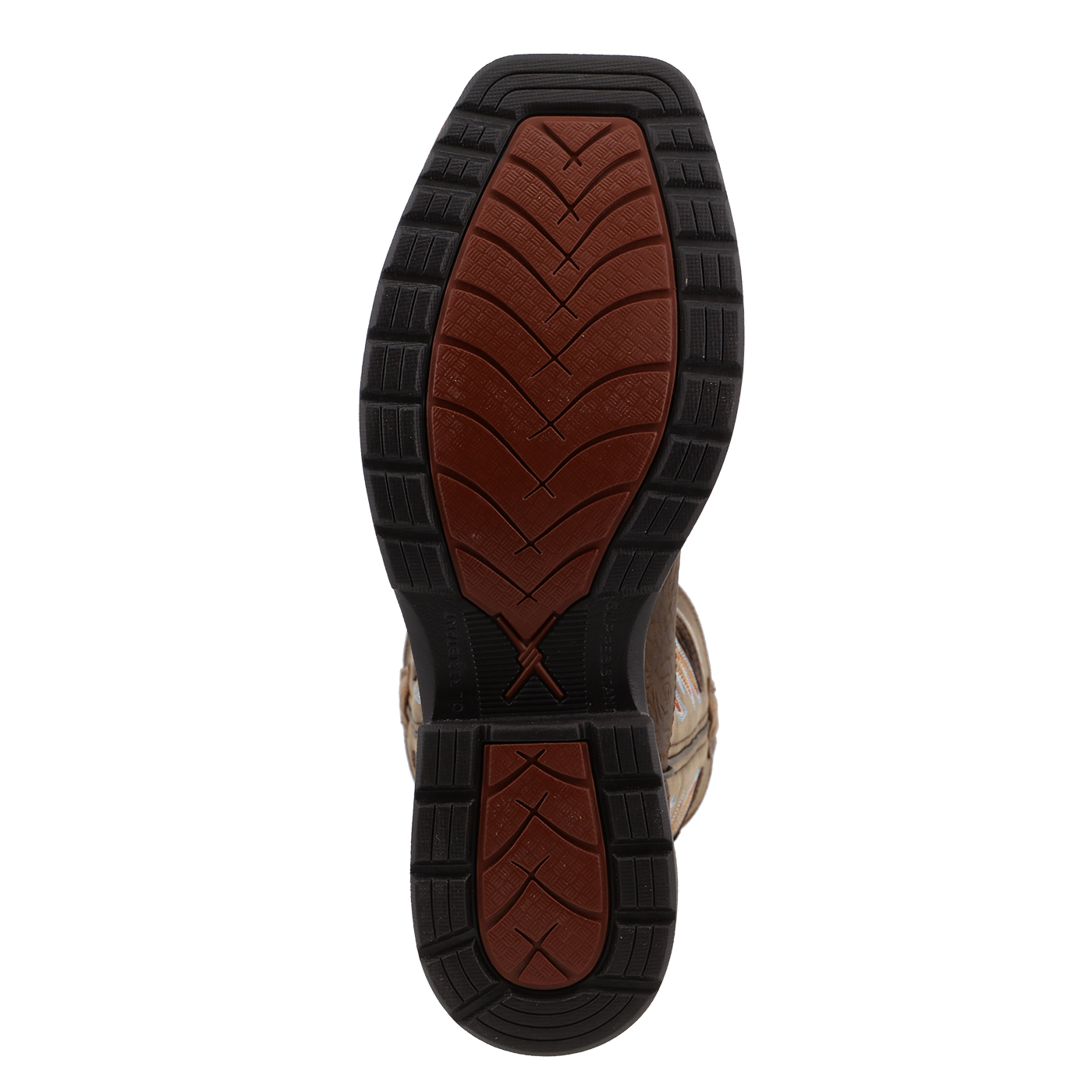 Twisted X Western Work Boot Taupe & Bomber - Square Toe (Steel Toe) - Image 6