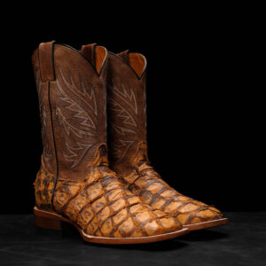 AUTHENTIC Honey Pirarucu – Square Toe