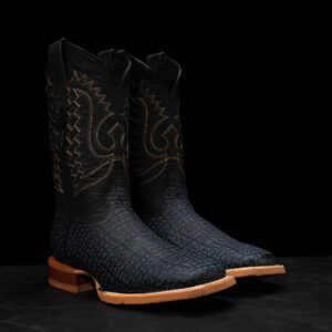 Matte Blue Elephant – Square Toe