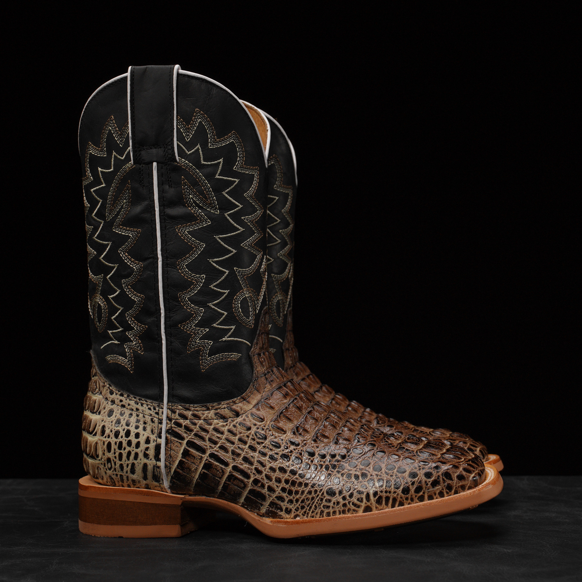 Desert Caiman Neck - Square Toe - Image 2