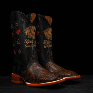 "The Gambler" 2.0 Tan Safari – Square Toe