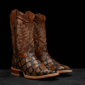 Honey Fish Scale - Square Toe