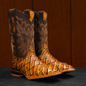 Honey Pirarucu – Square Toe