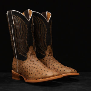 Matte Orix Ostrich – Square Toe