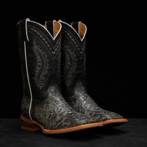 Gray Hand Tooled – Square Toe