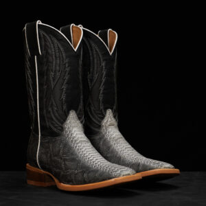 Matte Natural Water Snake – Square Toe