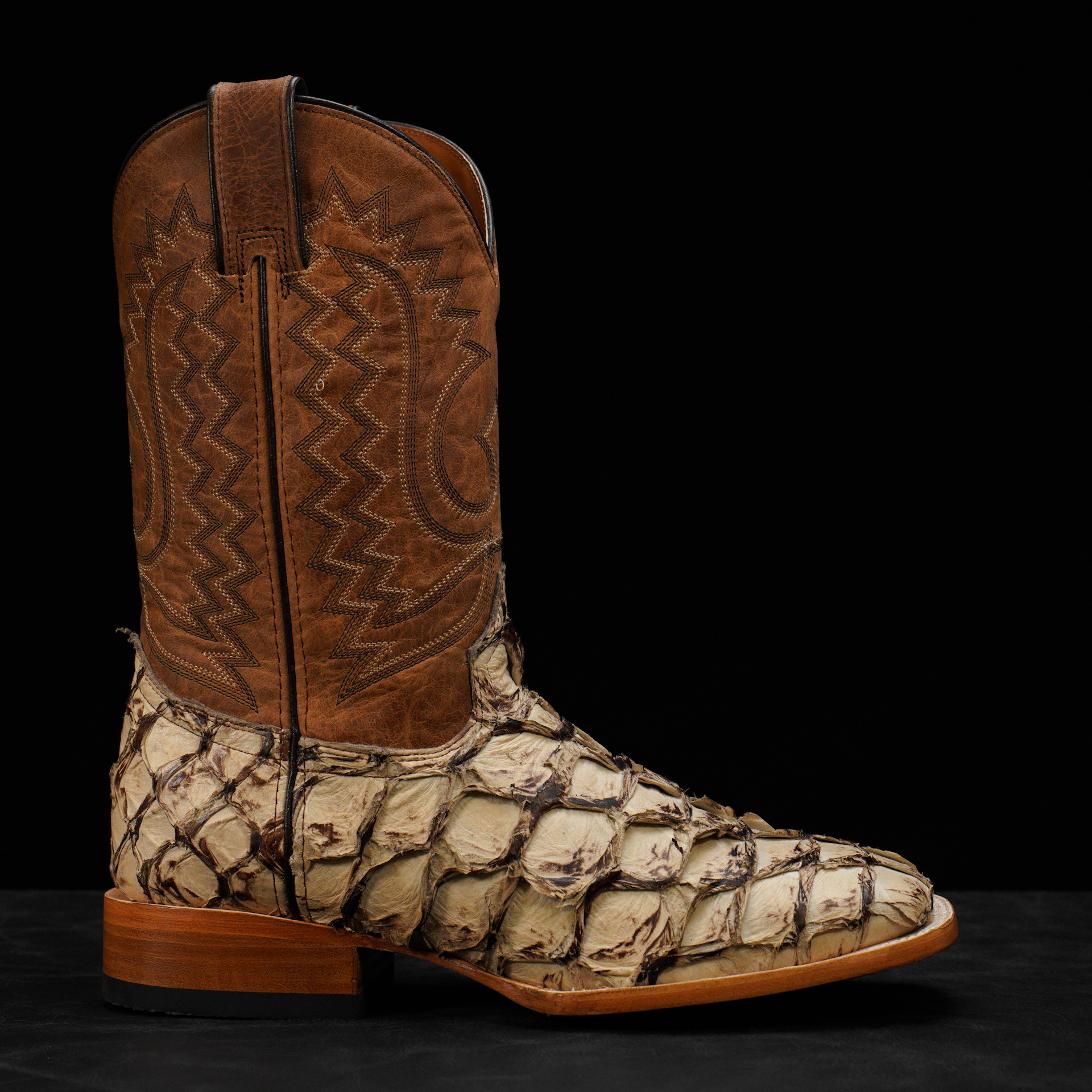 AUTHENTIC Bone Pirarucu – Square Toe - Image 2