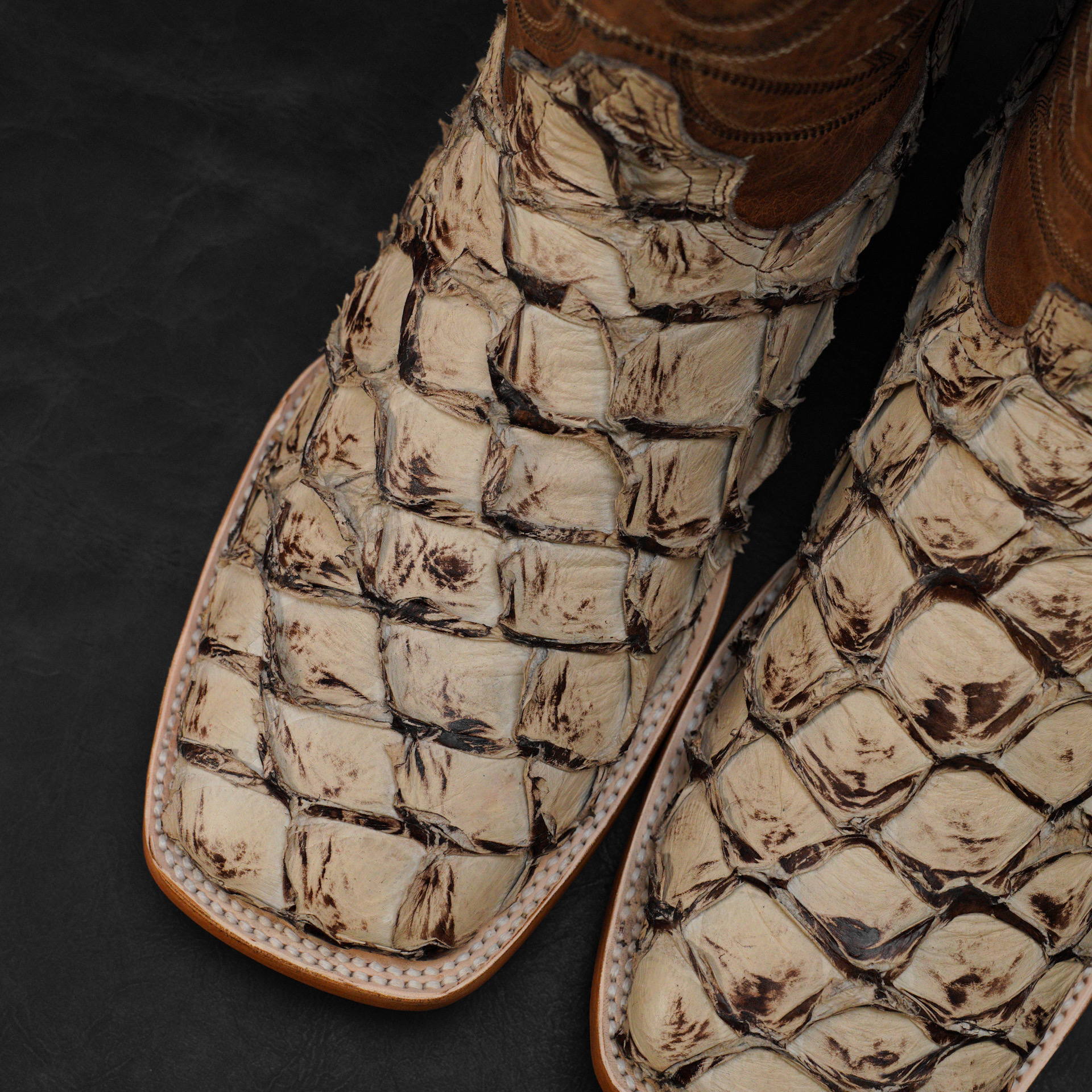 AUTHENTIC Bone Pirarucu – Square Toe - Image 3