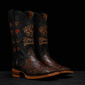 "The Gambler" 2.0 Tan Safari – Square Toe