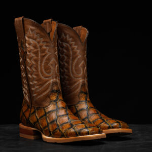 Honey Fish Scale – Square Toe