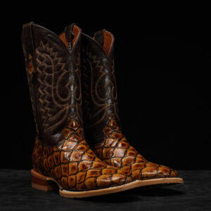 Honey Fish Scale – Square Toe