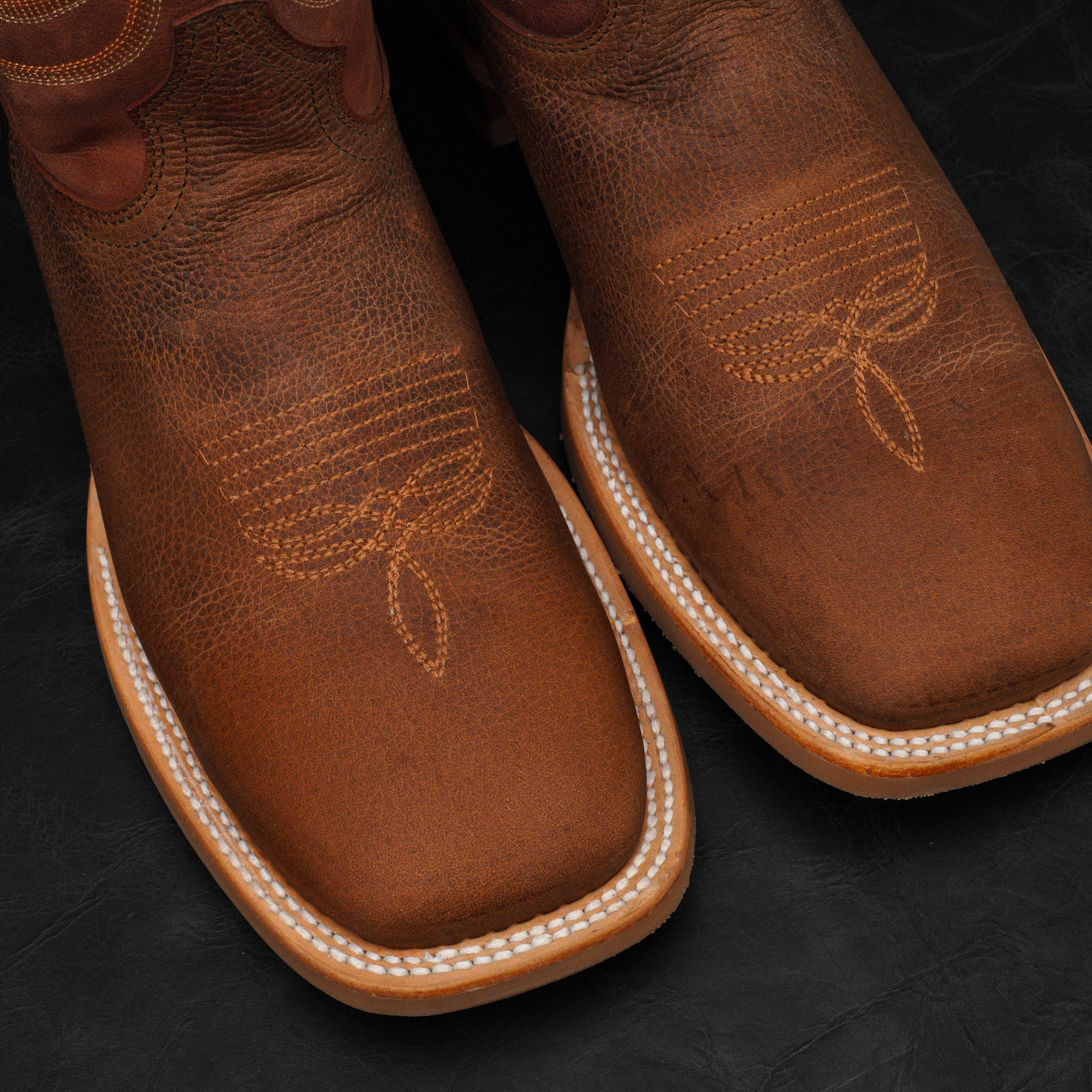 Brown Bullhide – Square Toe - Image 3