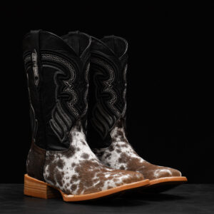 Authentic Hair on Hide – Square Toe