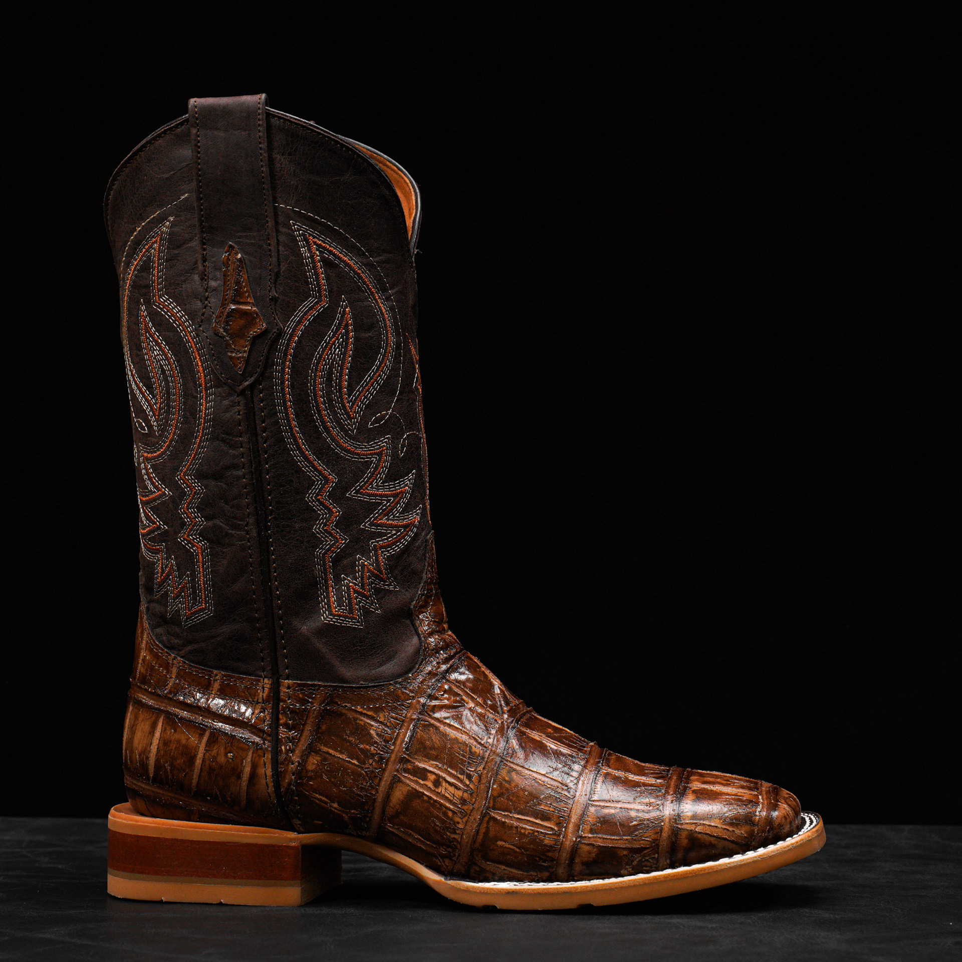 Sand Giant Alligator Belly – Square Toe - Image 2