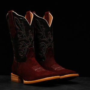 Wine Roughout – Square Toe