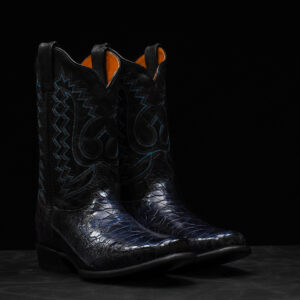 Black/Blue Sea Turtle - Rodeo Toe