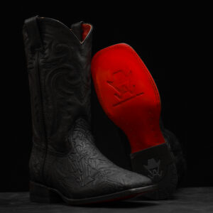 “USA” Matte Black – Square Toe