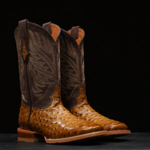 Saddle Ostrich – Square Toe