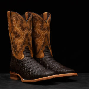 Brown Giant Python – Square Toe