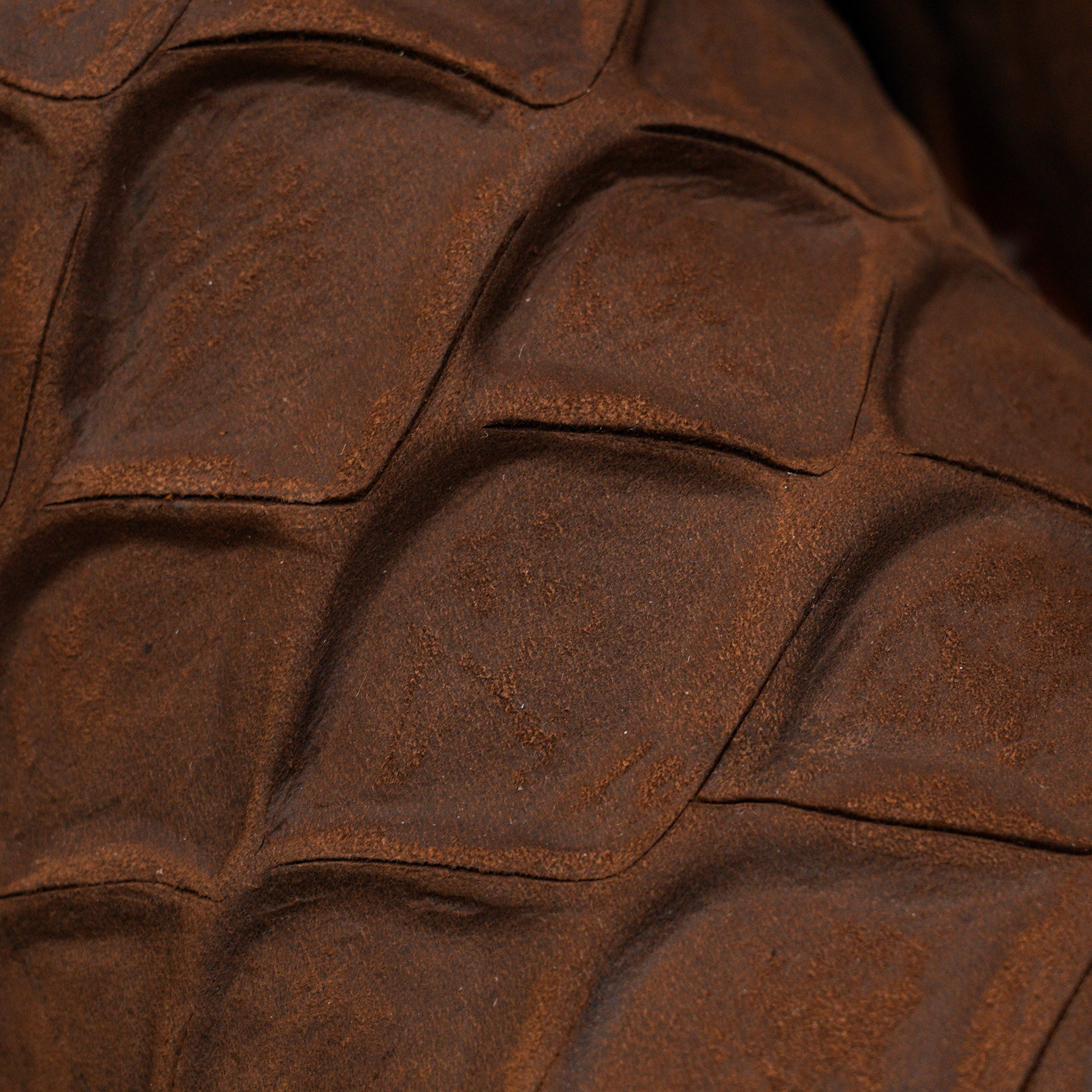 Matte Brown Fish Scale – Square Toe - Image 4