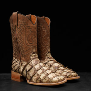 AUTHENTIC Bone Pirarucu – Square Toe