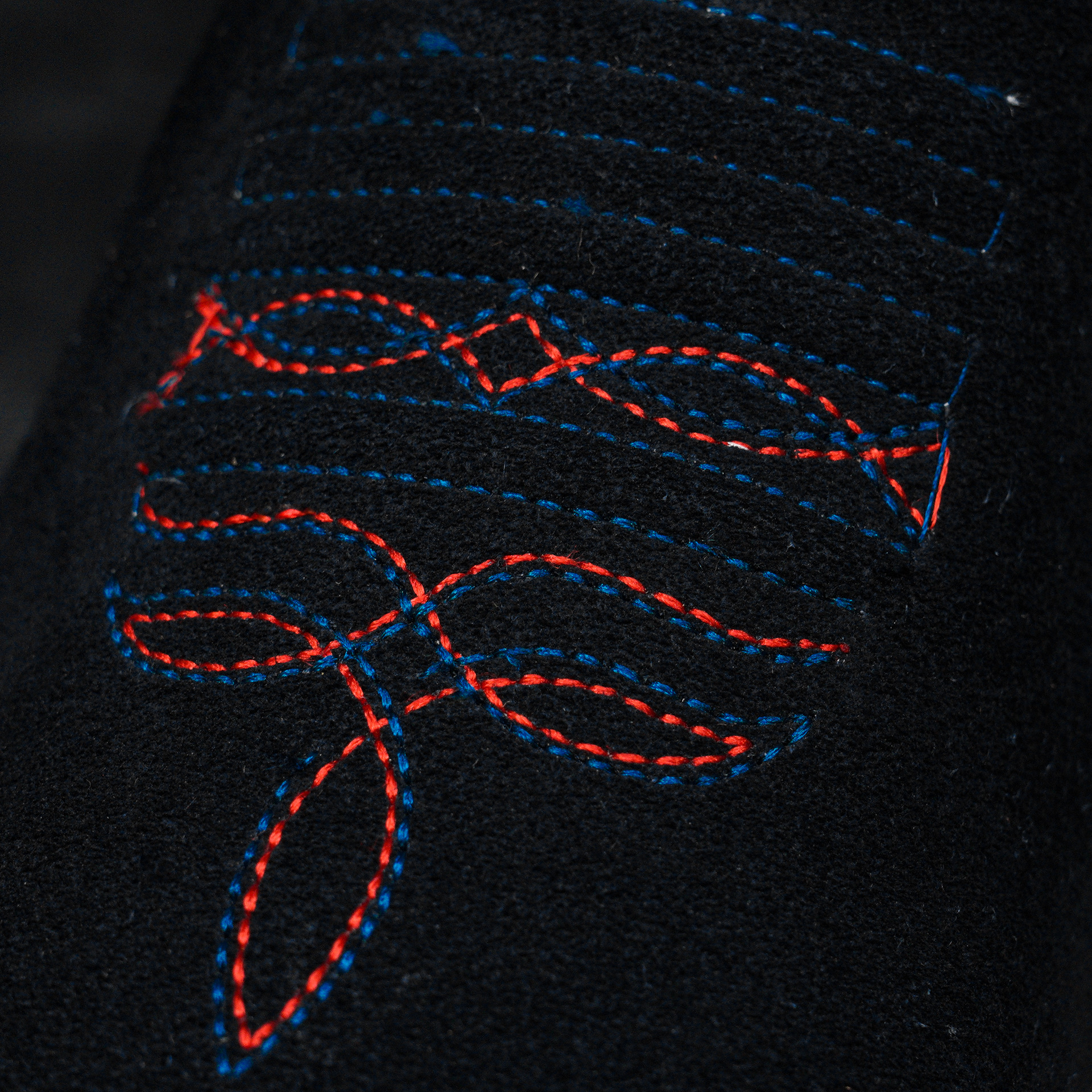 Navy Blue Roughout – Ranch Square Toe - Image 4