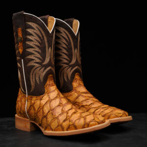 AUTHENTIC Honey Pirarucu – Square Toe