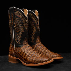 Honey Caiman Argentine - Square Toe
