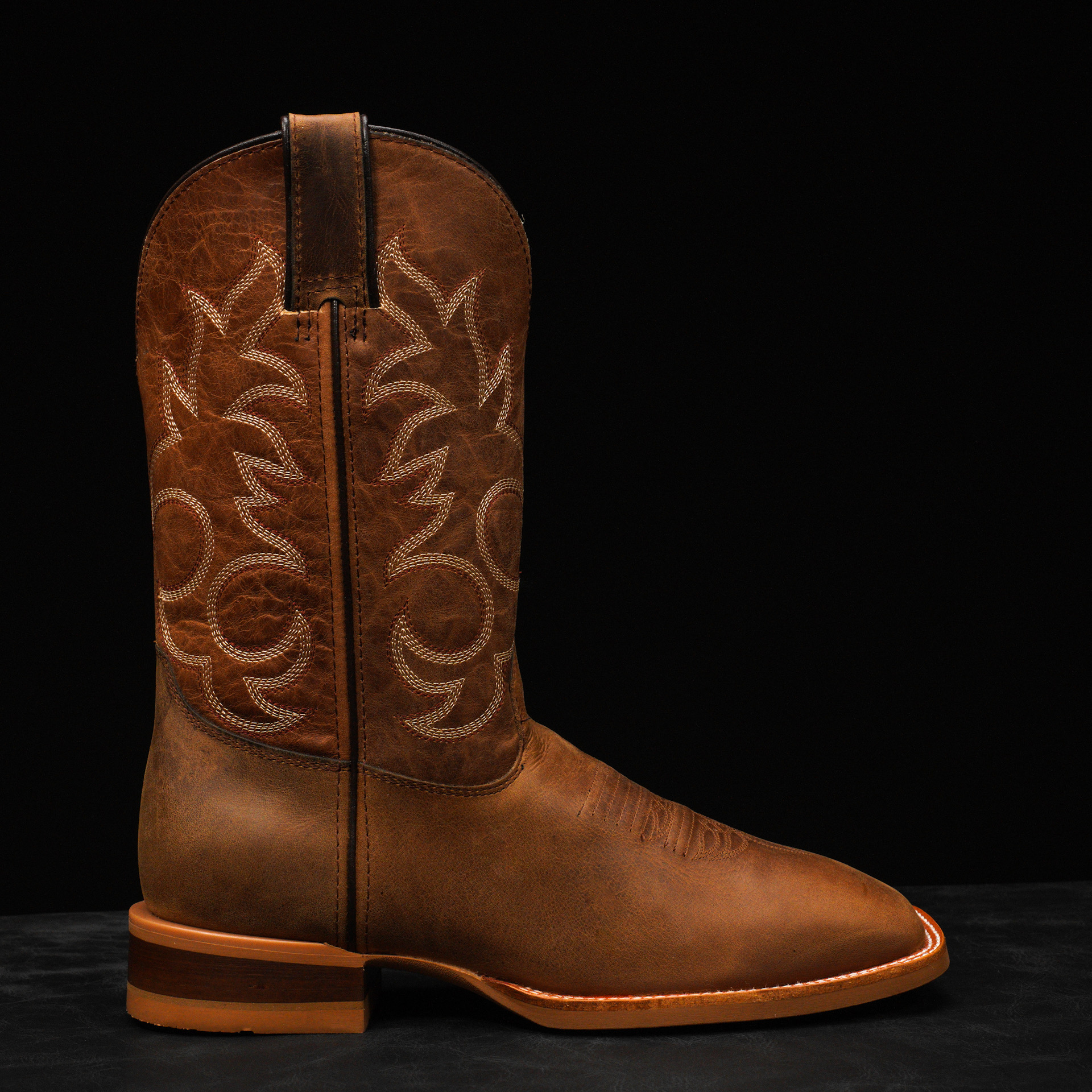 Natural Brown Cowhide – Square Toe - Image 2