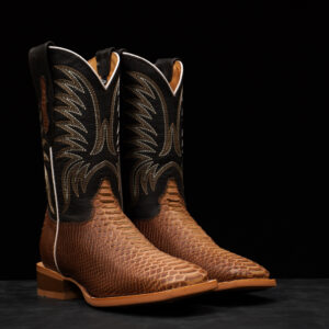 Matte Sand Python – Square Toe