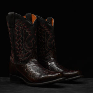 Black/CherrySea Turtle - Rodeo Toe