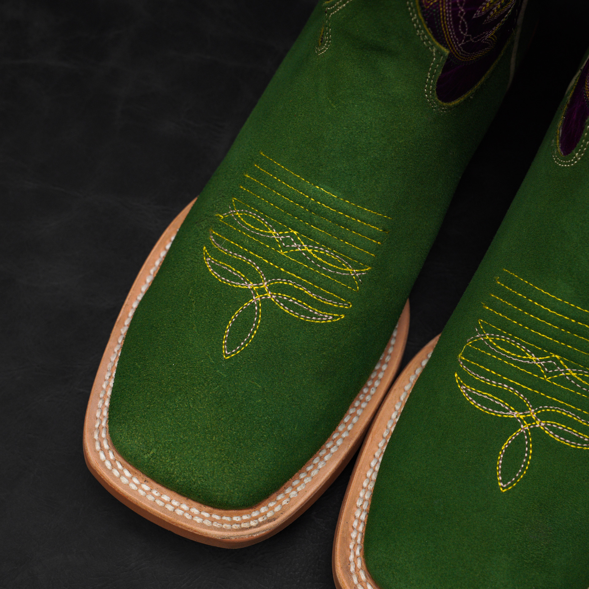 Green Roughout – Square Toe - Image 3