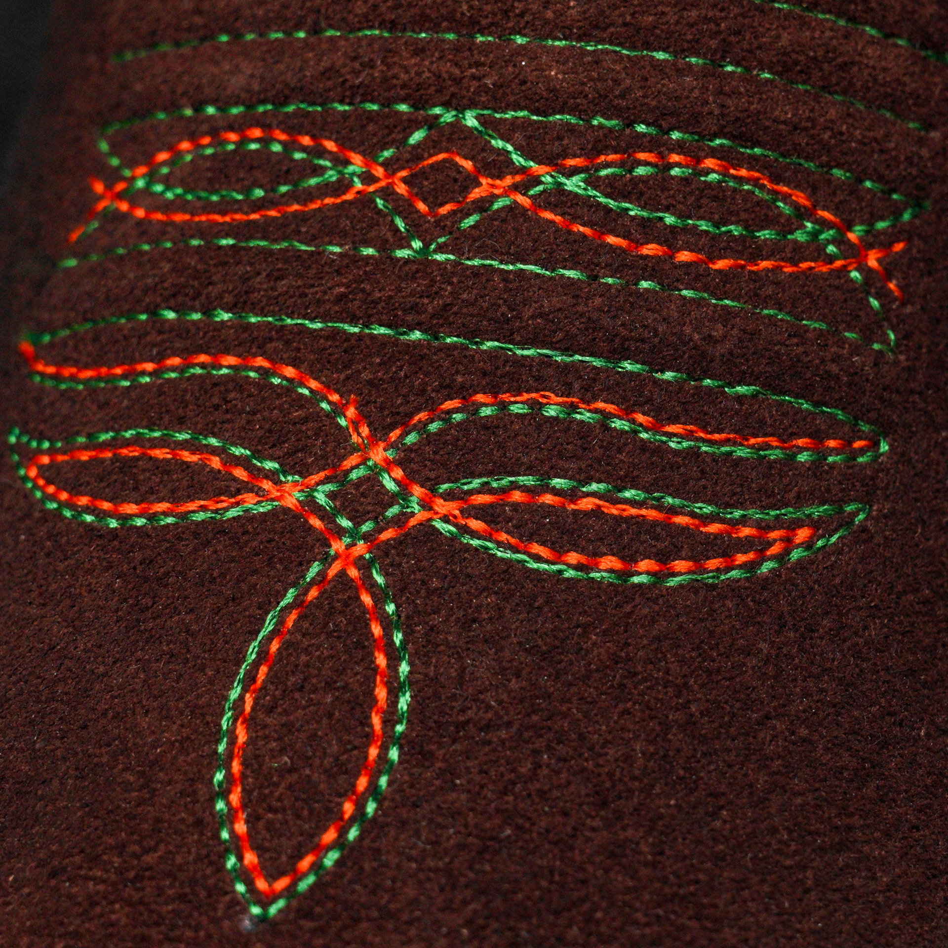 Brown Roughout – Ranch Square Toe - Image 4